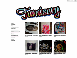 tamisery.storenvy.com screenshot