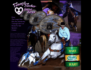 tammyfischerbarrelhorses.com screenshot