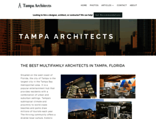 tampaarchitects.org screenshot