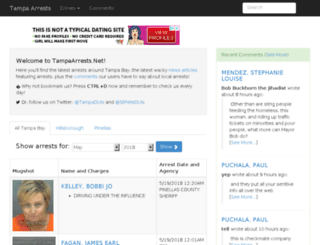 tampaarrests.net screenshot