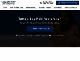 tampabayhairrestoration.com screenshot