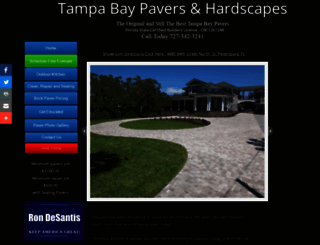 tampabaypavers.net screenshot
