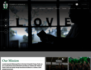 tampacatholic.org screenshot