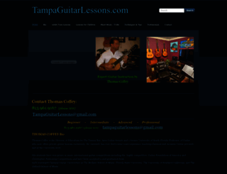 tampaguitarlessons.com screenshot