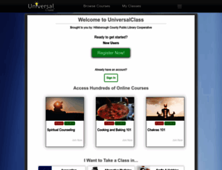 tampahillsboroughfl.universalclass.com screenshot