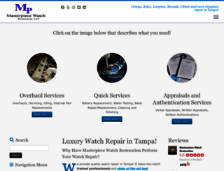 tampawatchrepair.com screenshot