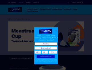 tampaxcup.com screenshot