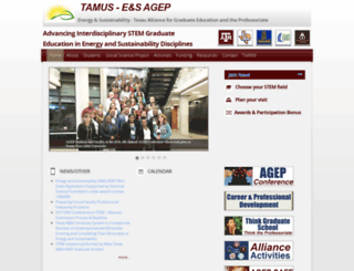 tamus-agep.tamu.edu screenshot