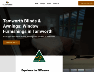tamworthblindsawnings.com.au screenshot