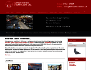 tamworthsteel.co.uk screenshot