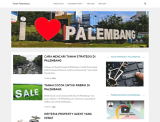 tanah-palembang.com screenshot