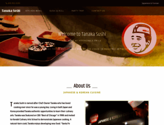 tanakasushi.com screenshot