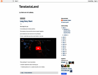 tanalastaland.blogspot.com screenshot