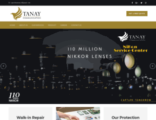 tanayservices.com screenshot