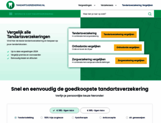 tandartsverzekering.nl screenshot