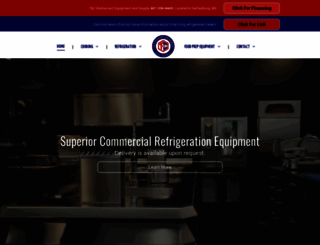 tandcrestaurantequipment.com screenshot