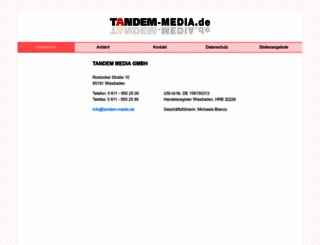 tandem-media.de screenshot