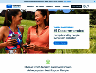 tandemdiabetes.com screenshot