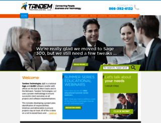 tandemtechnologiesllc.com screenshot