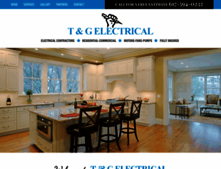 tandgelectrical.com screenshot