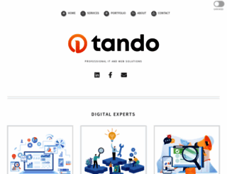 tando.com.au screenshot