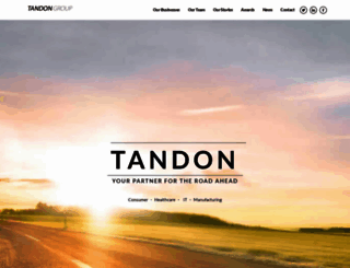 tandongroup.com screenshot