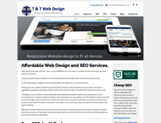 tandtwebdesign.co.uk screenshot