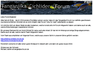 tanganjika-forum.de screenshot