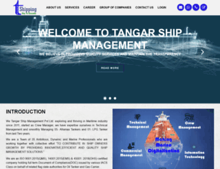 tangarshipping.com screenshot