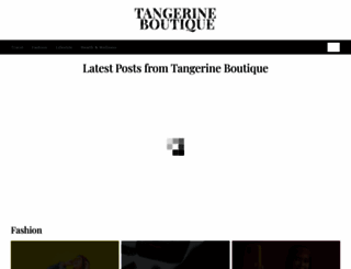 tangerineboutique.com screenshot