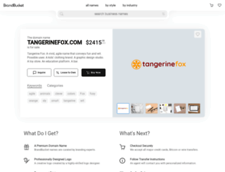 tangerinefox.com screenshot
