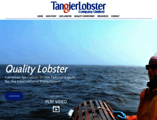 tangierlobster.com screenshot