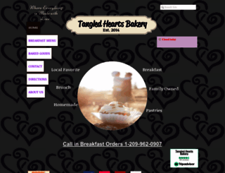 tangledheartsbakery.com screenshot