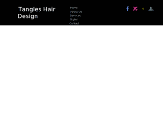tangleshairdesign.co.nz screenshot