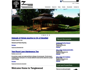 tanglewoodatmansfield.com screenshot