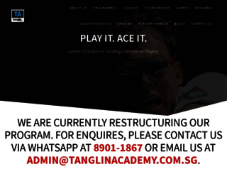 tanglinacademy.com.sg screenshot