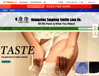 tanglonglace.en.alibaba.com screenshot