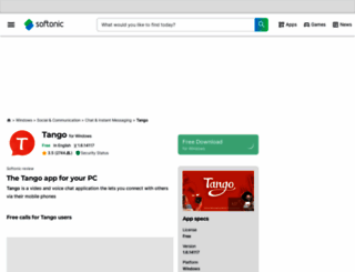 tango.en.softonic.com screenshot