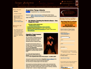 tangobohemia.com screenshot