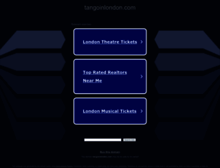 tangoinlondon.com screenshot