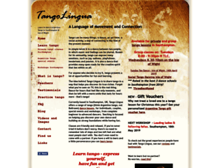tangolingua.com screenshot