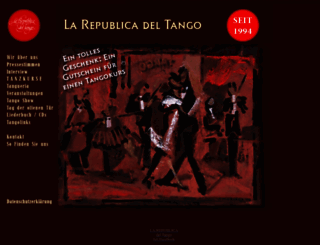 tangorepublica.de screenshot