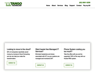 tangotechnology.com.au screenshot