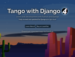 tangowithdjango.com screenshot