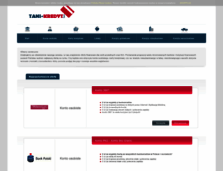 tani-kredyt.com screenshot