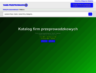tanie-przeprowadzki.pl screenshot