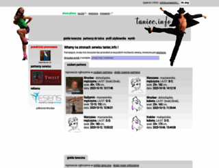 taniec.info screenshot