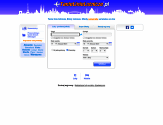 tanielinielotnicze.pl screenshot