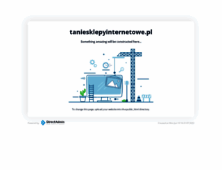 taniesklepyinternetowe.pl screenshot