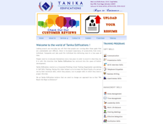 tanikaedifications.com screenshot